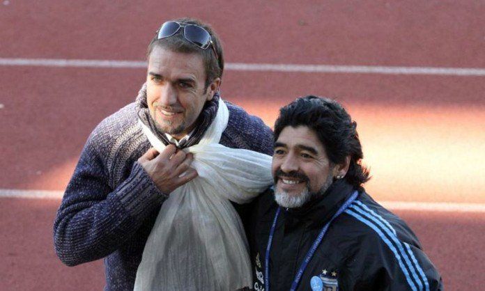 Batistuta le agradeció a Maradona, pero no será parte de su cuerpo técnico en Gimnasia