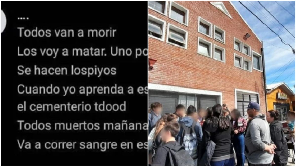 Terror en una escuela de Mar del Plata.