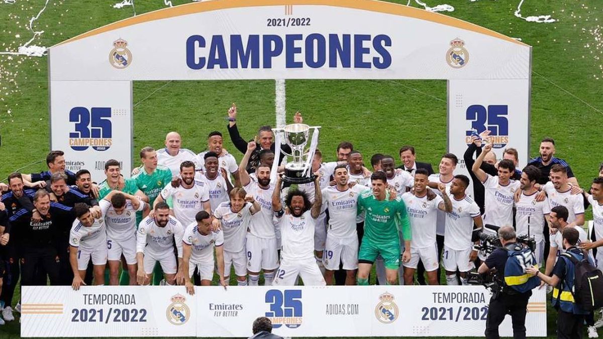 Real Madrid es el campeón de La Liga y Ancelotti batió un récord en el fútbol europeo