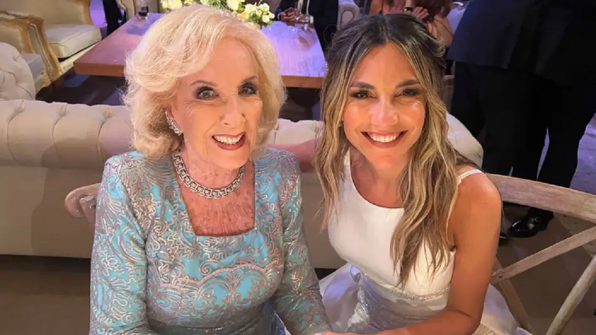 Mirtha Legrand asistió a la fiesta de casamiento de Jorge Macri y María Belén Ludueña