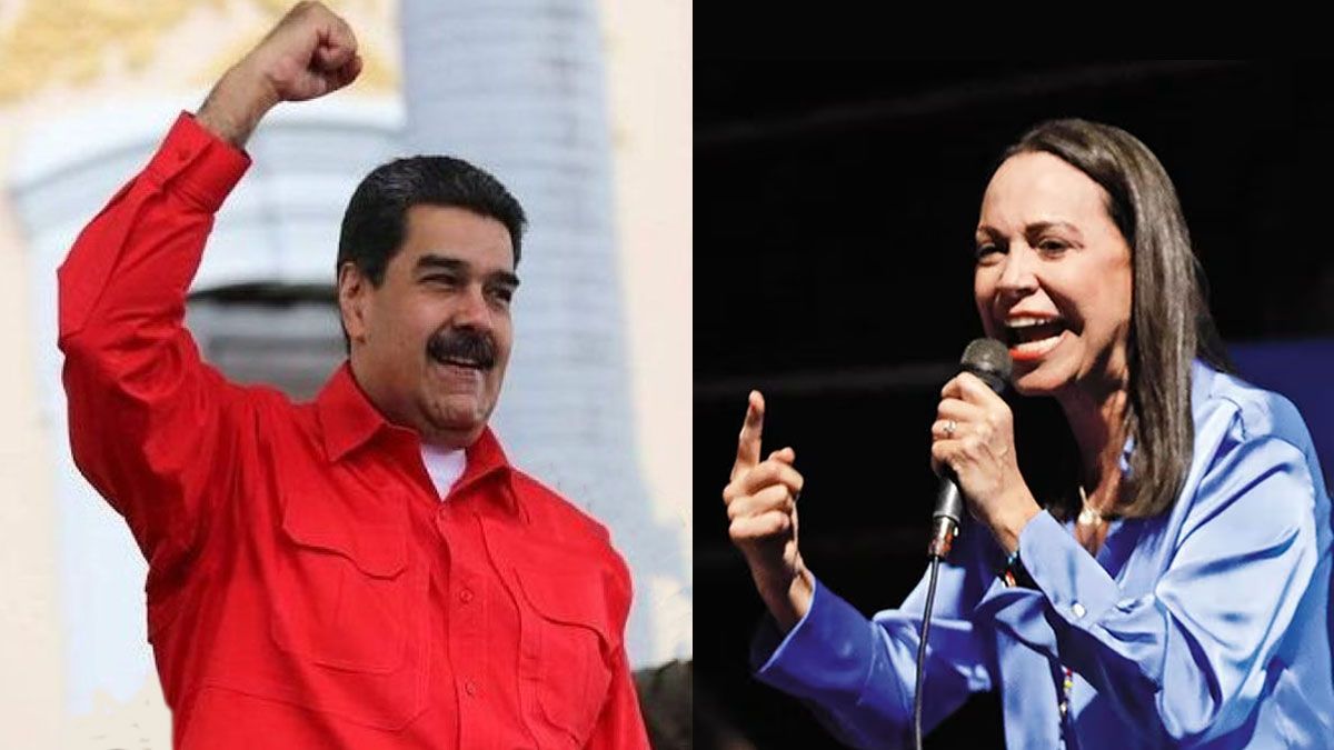 Maduro ya no está, pero sigue Delcy Rodríguez, otra chavista y su vice. Corina Machado, ninguneada por Trump. (Foto: A24.com)