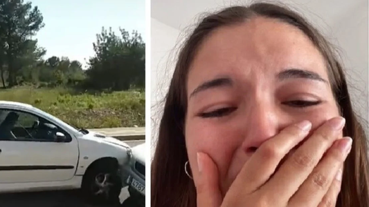 Video: Sacó el registro, se hizo la presumida y le chocó el auto a su hermano en el mismo día