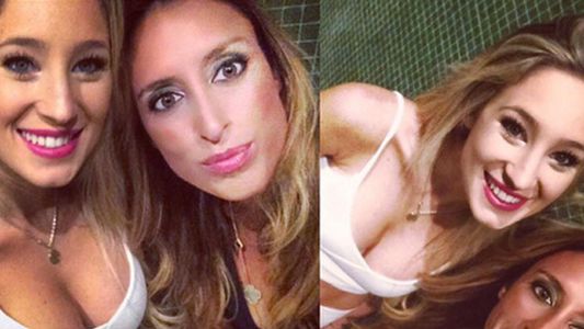 Barbie y Mechi, las sexys hinchas de Racing, tuitearon una foto mortal