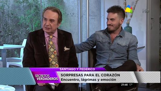 Santiago y Federico Bal: emotiva entrevista con Luis Ventura