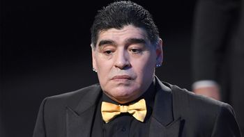 La foto de Diego Armando Maradona internado en una clínica colombiana