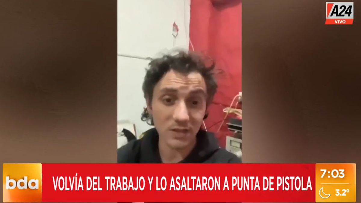 David subió un video a sus redes en el que ofrece una importante recompensa por un dato sobre los ladrones.