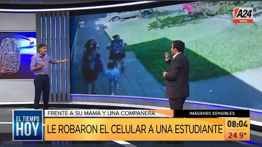 Villa Ballester: violento robo a una adolescente por el celular