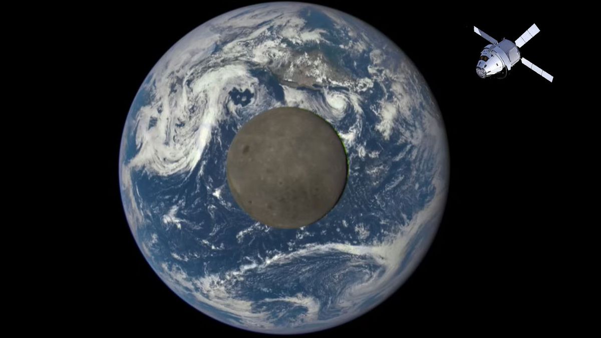 La cara oculta de la Luna, vista desde la Estación Internacional Espacial. Detrás, la inmensidad de la Tierra. Los astronautas de Orión, verán esta misma imágen extraordinaria. (Foto: A24.com) La cara oculta de la Luna, vista desde la Estación Internacional Espacial. Detrás, la inmensidad de la Tierra. Los astronautas de Orión, verán esta misma imágen extraordinaria. (Foto: A24.com)