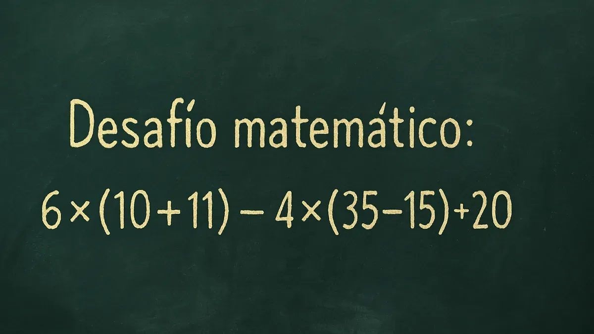 La regla esencial para resolver este desafío matemático es conocido como PEMDAS (por sus siglas en inglés) o jerarquía de operaciones.