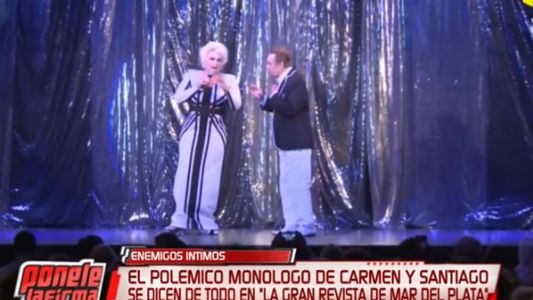 Carmen Barbieri y Santiago Bal se dicen de todo en un polémico monólogo