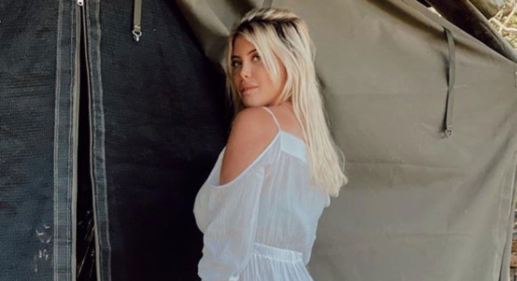 Wanda Nara recién despierta: desnuda, sin maquillaje y sin filtros