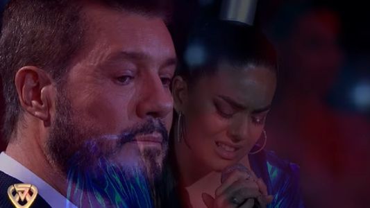 Ángela Leiva lloró al cantar un tema para su mamá fallecida y lo hizo emocionar a Marcelo Tinelli