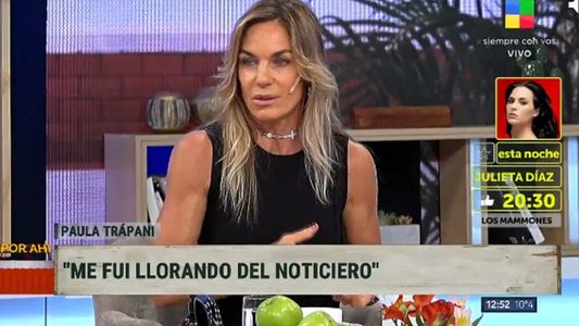 Paula Trapani: su decisión de dejar el noticiero y la nueva reconciliación con su marido