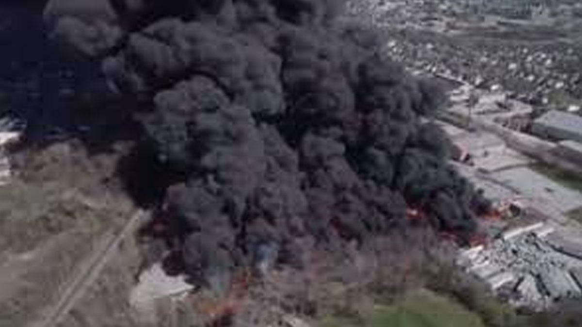 Una explosión causó la peor tragedia ganadera en Texas. (Foto: Gentileza KHOU)