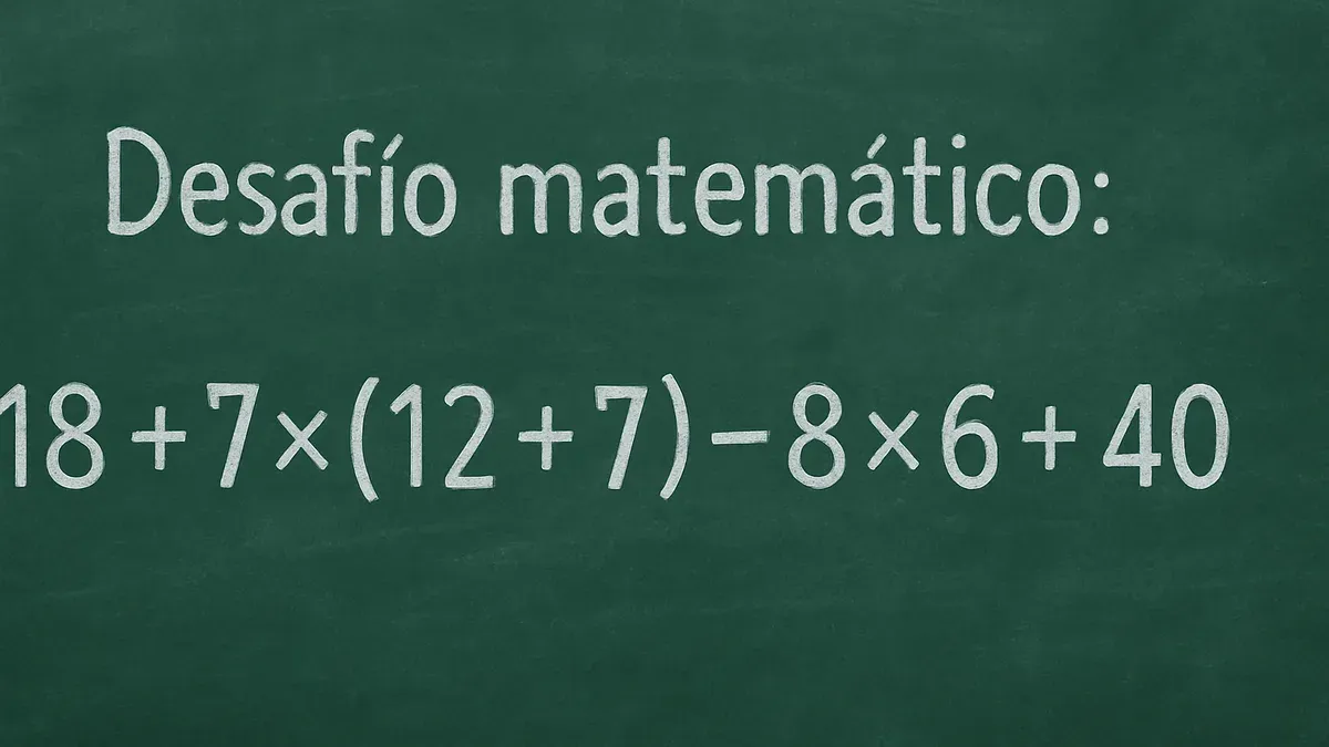 La regla esencial para resolver este desafío matemático es conocido como PEMDAS (por sus siglas en inglés) o jerarquía de operaciones.