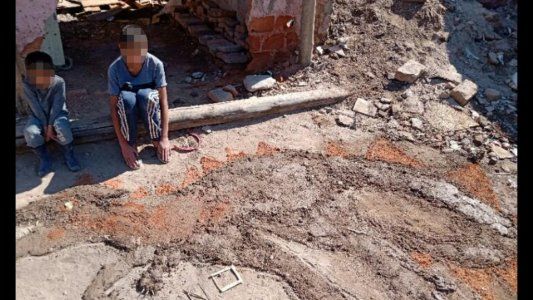 Tenía que hacer una tarea del cole con lo que tenga y conmovió a todos