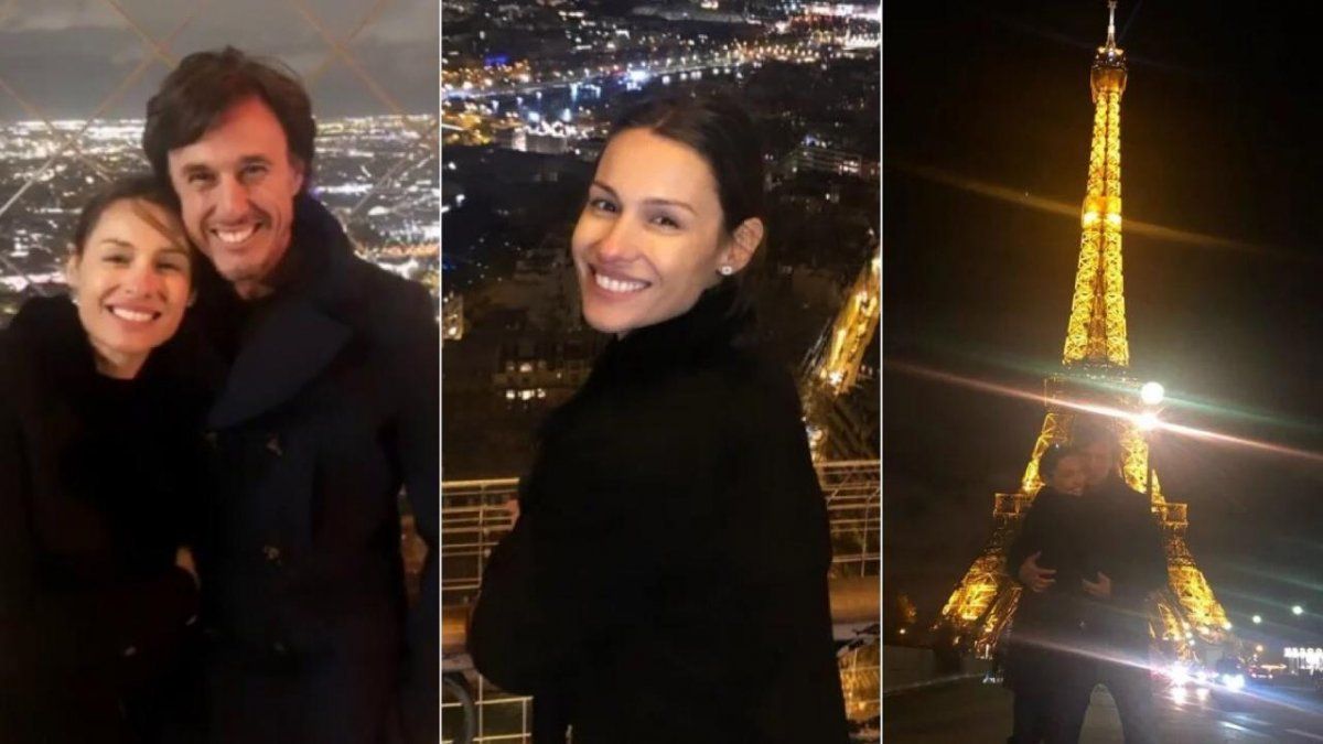 Pampita y Roberto García Moritán, de luna de miel en París: fotos y video