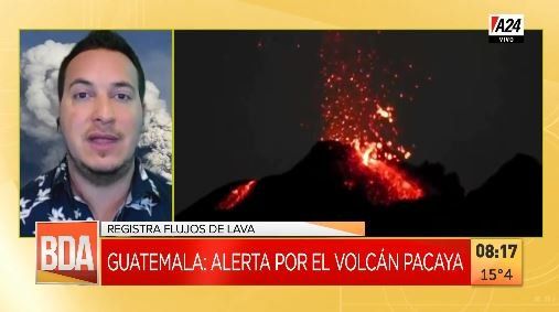 Guatemala: alerta por la creciente actividad del volcán Pacaya