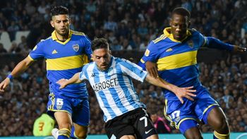 Racing fue mucho mejor que Boca en el primer tiempo. Racing fue mucho mejor que Boca en el primer tiempo.