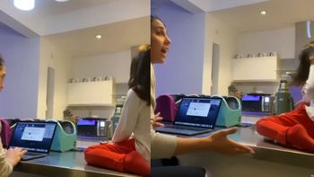 Terrible canción de la hija de Cinthia: En la China había dos chinitos, que comían el arroz con dos palitos...