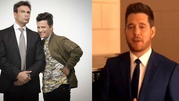 Michael Bublé grabó un video para promocionar la obra de su cuñado Darío Lopilato