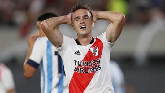 Agustín Palavecino dejó la práctica de River y encendió las alarmas