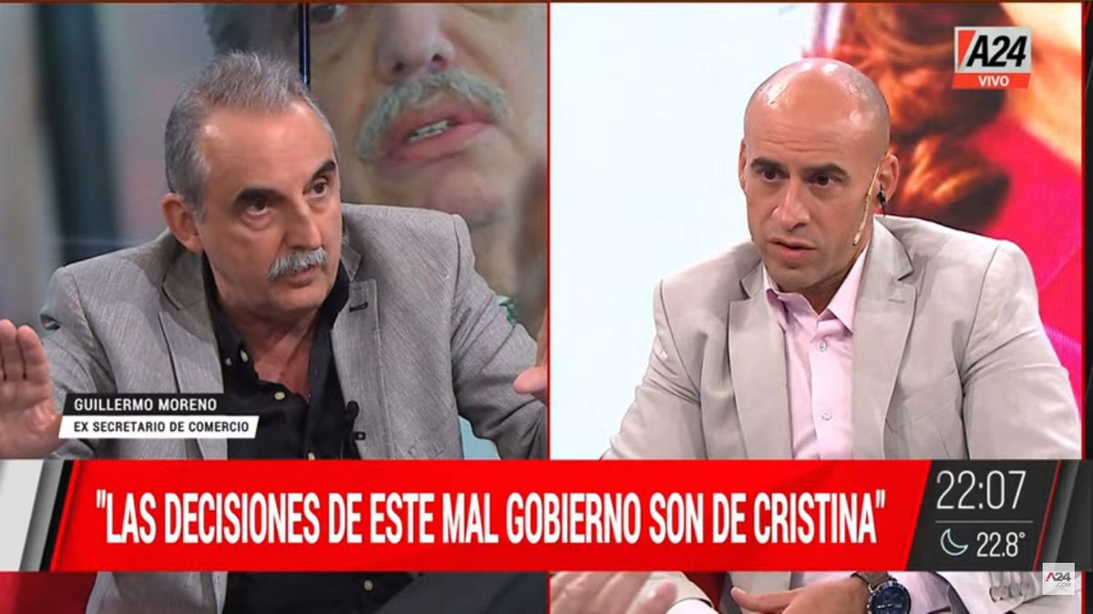 Guillermo Moreno en La Cruel Verdad: Si soy presidente en seis meses se arregla la Argentina