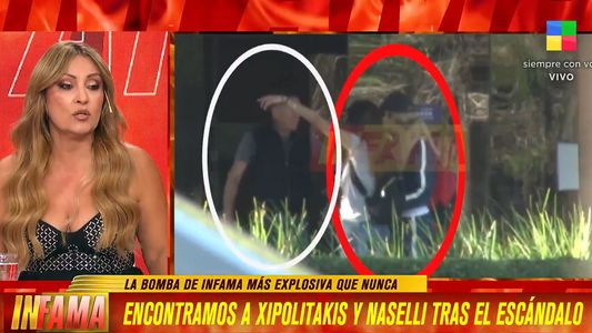 Se conocieron imágenes de Vicky Xipolitakis y Javier Naselli juntos con su hijo tras el escándalo