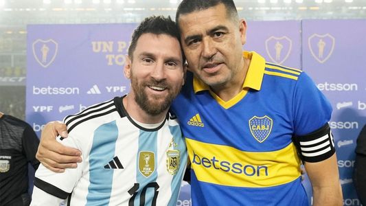 La ¿premonición? de Juan Román Riquelme sobre Lionel Messi: Va a...