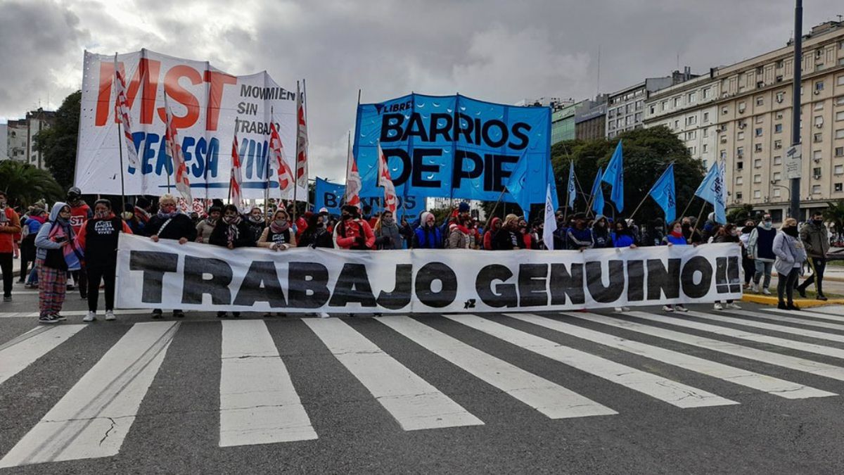 Las organizaciones sociales reclaman la regularización de los beneficios estatales. Foto: Archivo.