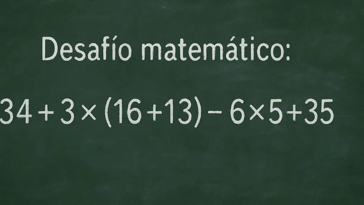 La regla esencial para resolver este desafío matemático es conocido como PEMDAS (por sus siglas en inglés) o jerarquía de operaciones.