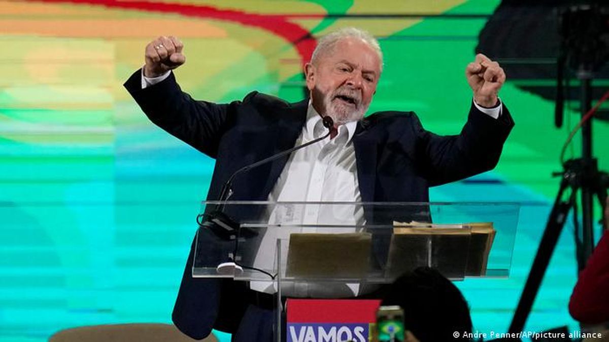 Lula Da Silva realizó un efusivo discurso.