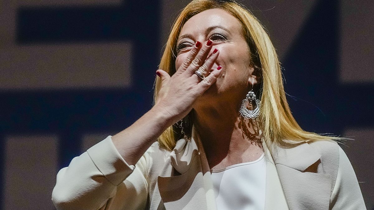 Elecciones en Italia: Giorgia Meloni podría convertirse en la primera mujer premier del país. (Foto: AP)
