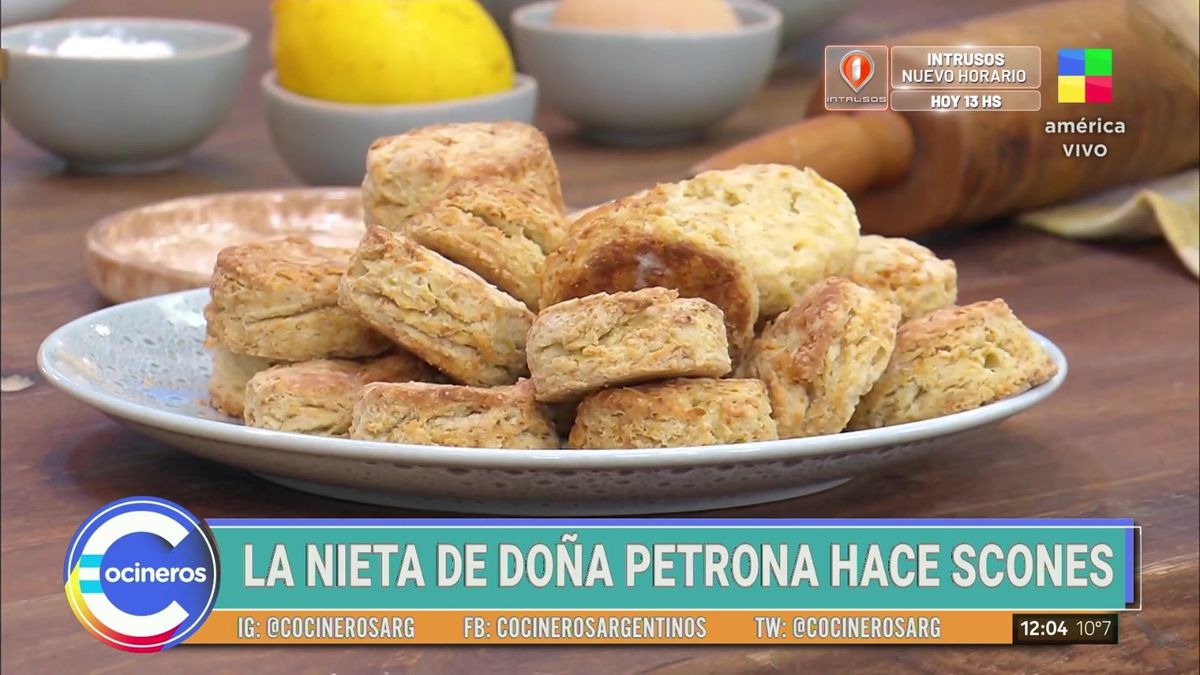 Receta de Cocineros Argentinos: Scones clásicos de Doña Petrona
