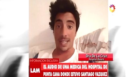 Qué dijo la doctora que atendió a Santiago Vázquez