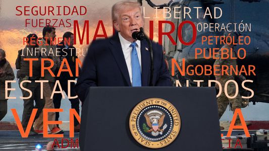 La palabra que Donald Trump nunca mencionó en su discurso tras la captura de Nicolás Maduro