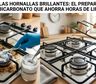Cómo dejar las hornallas brillantes: el PREPARADO casero con bicarbonato que ahorra VIDA y horas de limpieza
