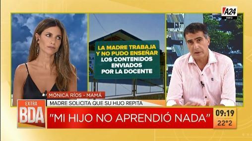 El dramático testimonio de una madre que pide que su hijo repita 7° grado