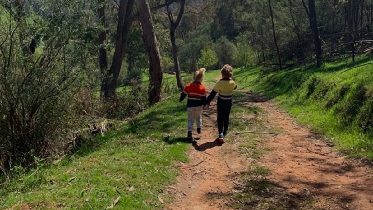 La foto que una madre le sacó a sus hijos y se volvió viral.