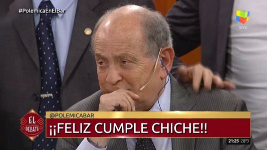 Se emocionó como nunca: Chiche Gelblung lloró al aire en el día de su cumpleaños