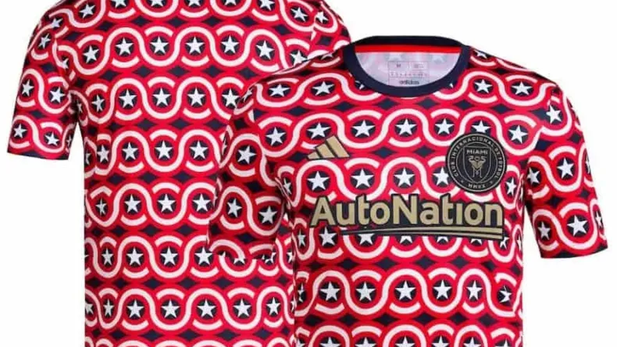 La camiseta del Inter Miami inspirada en el Capitán América (Foto: Marvel). La camiseta del Inter Miami inspirada en el Capitán América (Foto: Marvel).