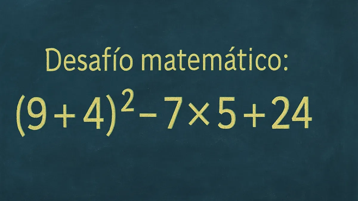 La regla esencial para resolver este desafío matemático es conocido como PEMDAS (por sus siglas en inglés) o jerarquía de operaciones.