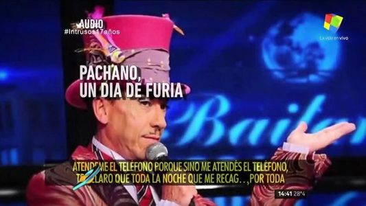 Pachano a Ghidone: Atendeme o te saco a patadas de mi espectáculo