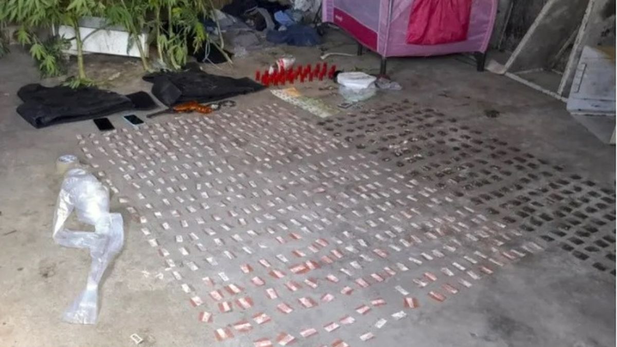 El ministro de Seguridad bonaerense acompañó el operativo que se realizó para incautar la droga adulterada
