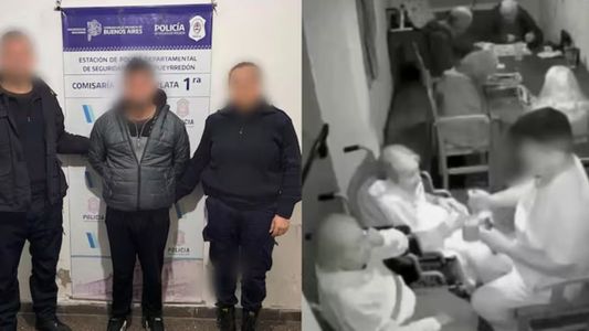 ¿Por qué no te morís?: detuvieron al cuidador del geriátrico que fue grabado maltratando a una jubilada