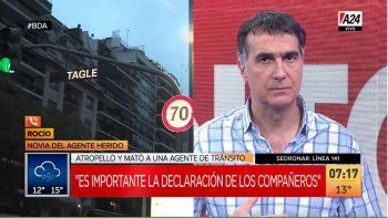 La novia del agente atropellado aseguró que Veppo venía con exceso de velocidad