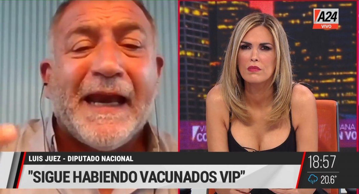 El diputado nacional Luis Juez en el programa de Viviana Canosa