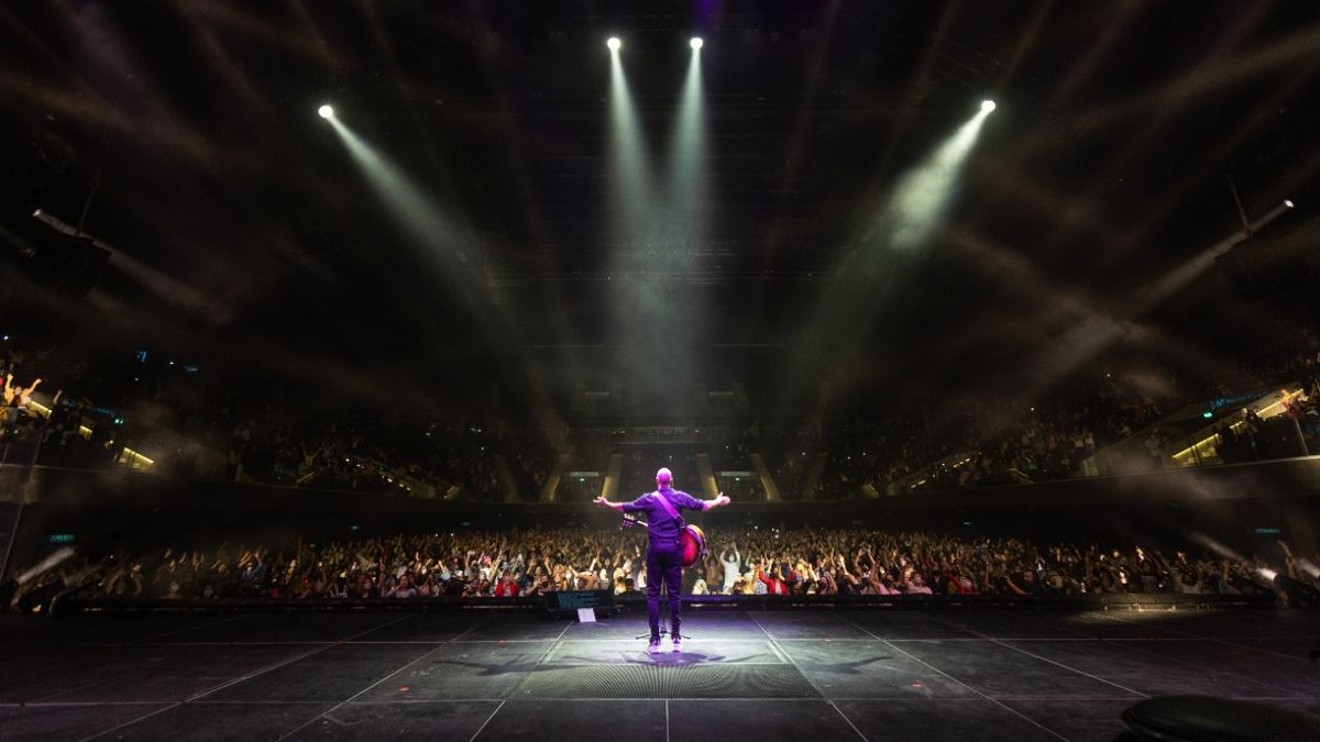 Abel Pintos en el Movistar Arena