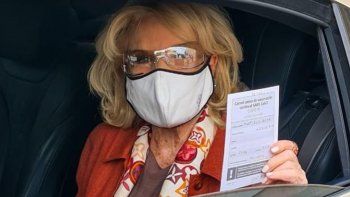 Mirtha Legrand se vacunó contra el COVID-19