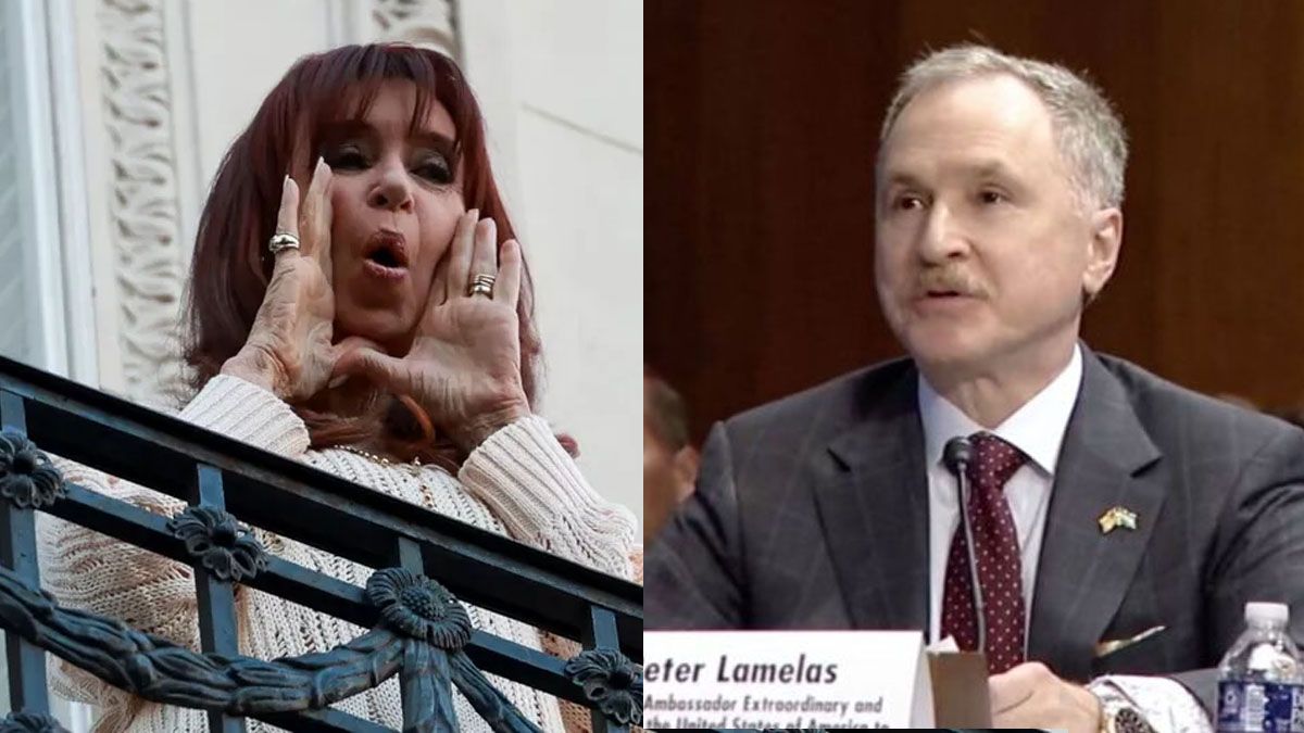 CFK volvió a cargar desde las redes sociales contra el gobierno y el embajador designado de EE.UU. (Foto: A24.com)